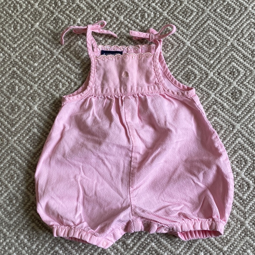 Ralph Lauren light pink bubble with tie shoulders